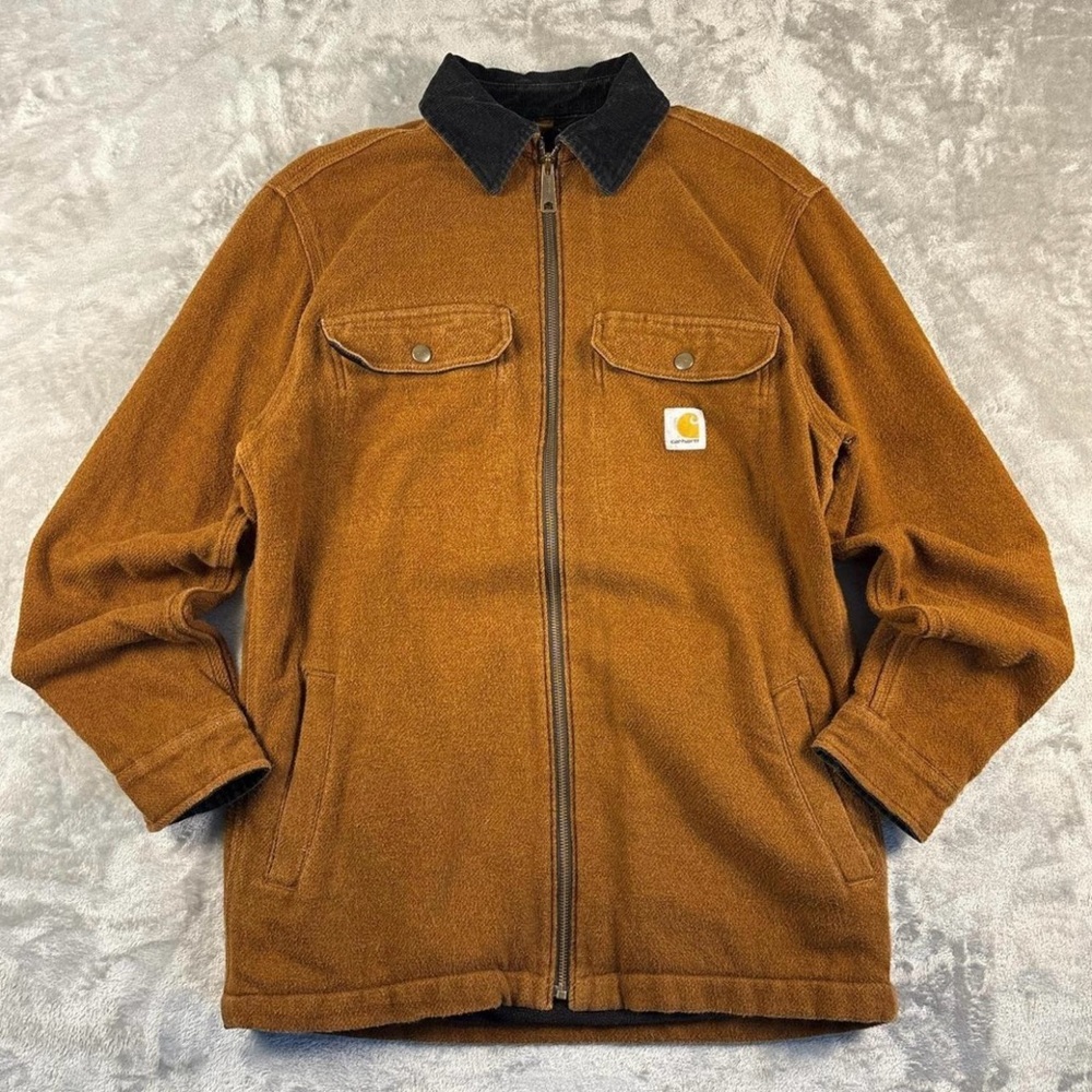 Carhartt Brown Jacket with Black Accents